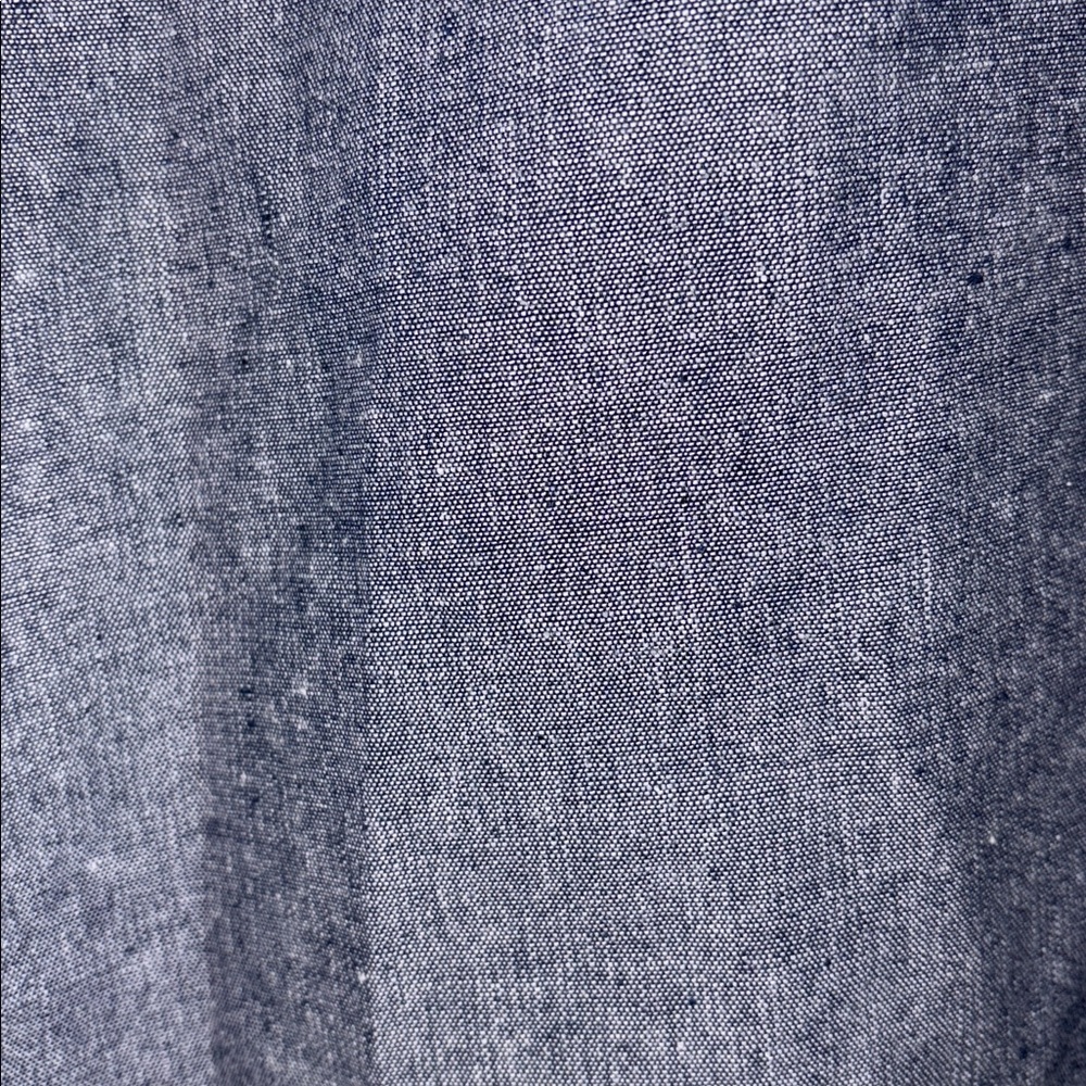 Mud Pie Blue Chambray Sleeveless Ruffle Collar Tunic Top size L (12-14) - Picture 9 of 15